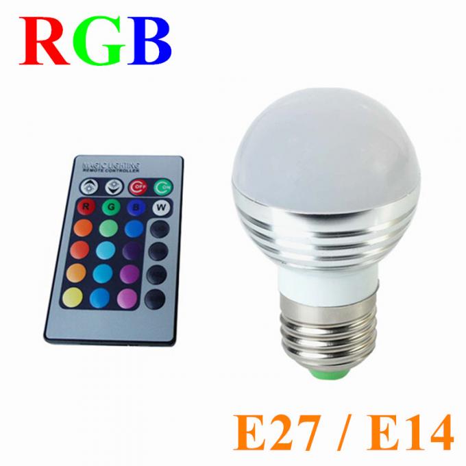 3W RGB Lampada LED Bulb E27 85 265V RGB LED Lamp E27 220V 110V Spotlight Lamparas LED Light Bulb -> Lampada Led Rgb 3W RGB Lampada LED Bulb E27 85 265V RGB LED Lamp E27 220V 110V Spotlight Lamparas LED Light Bulb -> Lampada Led Rgb