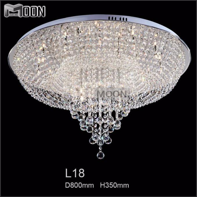Diameter 800mm Large Crystal Ceiling Light Fixture Lamp Mordern