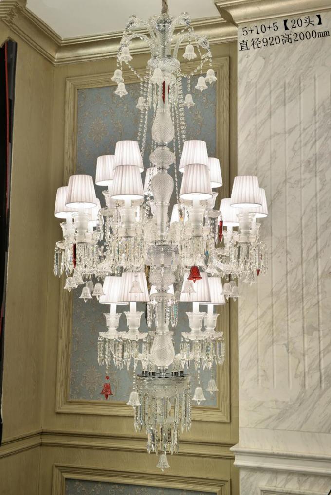 Glam crystal chandelier with High Qulity Crystal For House Lighting (WH-CY-151)