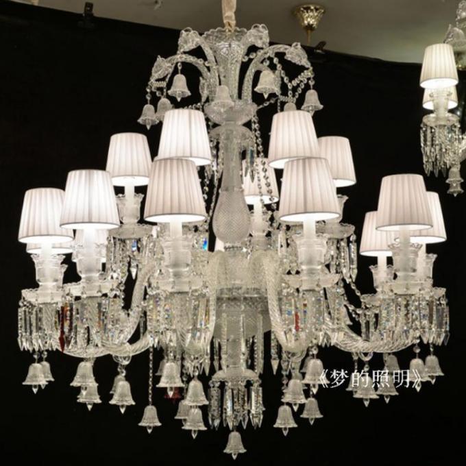 Glam crystal chandelier with High Qulity Crystal For House Lighting (WH-CY-151)