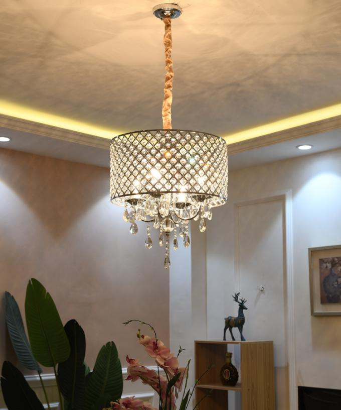 Modern Chandelier Ceiling Lighting with Crystal Lampshade Lighting Dining room Kitchen Hanging Lamp (WH-MI-77)