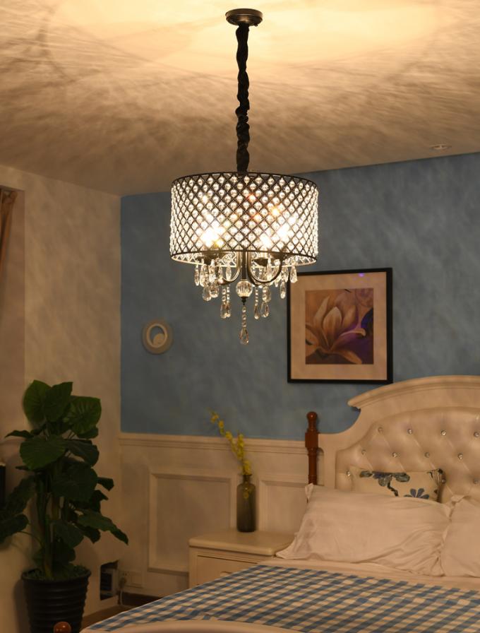 Modern Chandelier Ceiling Lighting with Crystal Lampshade Lighting Dining room Kitchen Hanging Lamp (WH-MI-77)