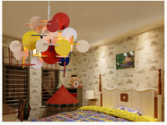 Nordic plastic DIY multi color Pendant Light Bedroom Living room Kids room Bau Pendant Lamp（WH-AP-480）