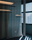 Modern Eaves Tile Lampshade Minimalist Pendant Light Office Dining Room Cole L amina Pendant Lamp（WH-AP-484）