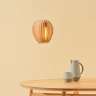 Japanese Style Wood Pendant light Bedside Restaurant Bar Schneid Volum Pendant Lamp（WH-AP-488）