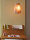 Japanese Style Wood Pendant light Bedside Restaurant Bar Schneid Volum Pendant Lamp（WH-AP-488）