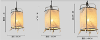 Japan Style Pendant Lights Linen Hanglamp For Dining Room Bedroom Ay Illuminate Z5 Pendant Lamp（WH-AP-491）