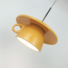 Modern Pendant Lights Macaroon Ceramic Lustrous Kitchen Teaport Hanging Lamp(WH-AP-510)