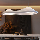 Postmodern Minimalist White chandeliers Resin Design Living Room wabi sabi chandelier(WH-MI-395)