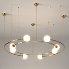 Modern Luxury Chandelier Home Decor For Dinning Room Nordic ring Chandelier(WH-MI-415)
