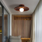 Modern Wood LED Ceiling Light Pendant Light Surface Mounted Led Ceiling Chandelier(WH-WA-43)