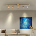 Wood Led Ceiling Lamp With Spot Lights For Living Room Bedroom Corridor Home track lighting(WH-WA-46)
