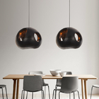Black Chandelier Designer Black Minimalist Kitchen Island Bedroom Black Pendant Lamp（WH-VP-178)