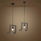Nordic Pendant Lamp Z Words Music  For Indoor Lighting Bar Bedroom kitchen Pendant Lamp(WH-VP-187)