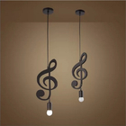 Nordic Pendant Lamp Z Words Music  For Indoor Lighting Bar Bedroom kitchen Pendant Lamp(WH-VP-187)