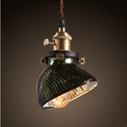 America Country Vintage Pendant Light With Glass Lampshade In Loft Industrial Pendant Lamp(WH-VP-194)