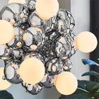 Postmodern Glass Ball Chandelier Lighting Nordic Minimalist LED Hanging Lamp(WH-MI-443)