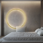Minimalist modern background wall led wall lamp designer art living room sofa circle wall lamp(WH-OR-232)