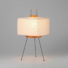 Square Japanese-style Minimalist Rice Paper Lantern table lamp(WH-MTB-254)