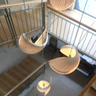 Veneer pendant light Nordic wooden hanging lamp replica design lamp(WH-AP-545)