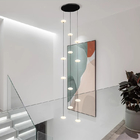 Led staircase chandelier modern living room chandelier hanging designer Villa duplex building lighting(WH-AP-553)