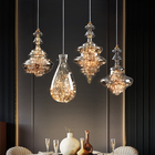 Nordic Full Copper Lamp Luxury Post-modern Crystal Chandelier(WH-AP-554)
