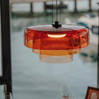 Nordic Simple Colorful Glass Restaurant Pendant Lamps For Bar Living Dining Room Hanging Light(WH-AP-557)