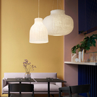Modern Chinese Style Silk Led Ceiling Chandelier For Living Room Bedroom paper pendant light(WH-AP-569)