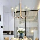 Retro Style Swoop Arm Chandelier Living Room Luxury American pendant lamp best lighting(WH-AP-570)