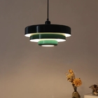 Nordic LED Pendant Light 3 Layers Dark Green Circle Hanging Lamps(WH-AP-584)