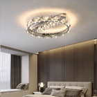 Luxury Crystal Pendant Lamps Home Decoration Bedroom Dining Living Room Round Ceiling Light(WH-CA-105)