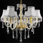 Funky chandelier Gold Color For Dining room Kitchen with Lampshade (WH-CY-42)