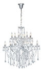 Gold 5 way gothica fleish style crystal chandelie light (WH-CY-40)