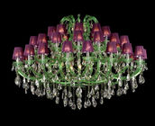 Popular Large Crystal chandeliers For Hotel Foyer Lighting (WH-CY-93)