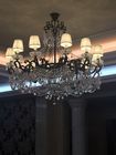 Black iron candle chandelier (WH-WI-03)