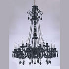 Lead crystal chandelier 18 Lights Black Transparent Color (WH-CY-112)