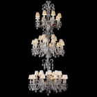 Two or Three tier crystal chandelier For Stair Hotel Home Lighting (WH-CY-148)