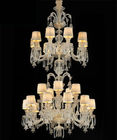 Two or Three tier crystal chandelier For Stair Hotel Home Lighting (WH-CY-148)