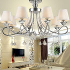Porcelain crystal chandelier for indoor home hanging light Fixtures (WH-MI-35）