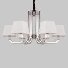 Cool modern metal chandeliers for indoor home lighting with lampshade Fixtures (WH-MI-40)