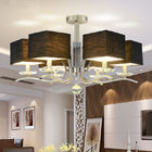 Modern lead crystal chandelier with Lampshade for indoor home project lighting (WH-MI-43)