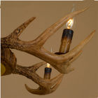 Real elk antler chandelier for indoor home lighting Fixtures (WH-AC-24)