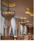 Gold-plated Mosque Chandelier for prayer hall Restaurant decoration(WH-DC-15)