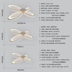 Butterfly Lampshade Ceiling Lights For Living room Bedroom Kitchen (WH-MA-124)