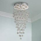 Drop Crystal Ceiling Long Chandelier for Indoor home Lighting Fixtures (WH-CA-01)