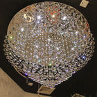 Large Flush mount crystal ceiling chandelier Lighting Fixtures For Indoor home Decorative (WH-CA-19)