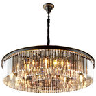 Semi flush Crystal ceiling Pendant Light Fixtures Amber Color For Home Decoration (WH-CA-21)