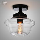 Industrial Glass Ceiling Lights Fixtures For indoor home Lighting (WH-LA-24)