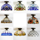 Small Tiffany Style Surface Mounted Kitchen Dining room Ceiling Lamp (WH-TA-06）