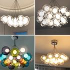 Colored Glass Ball Pendant Lamp for indoor Kids Children Room Chandelier (WH-GP-13)